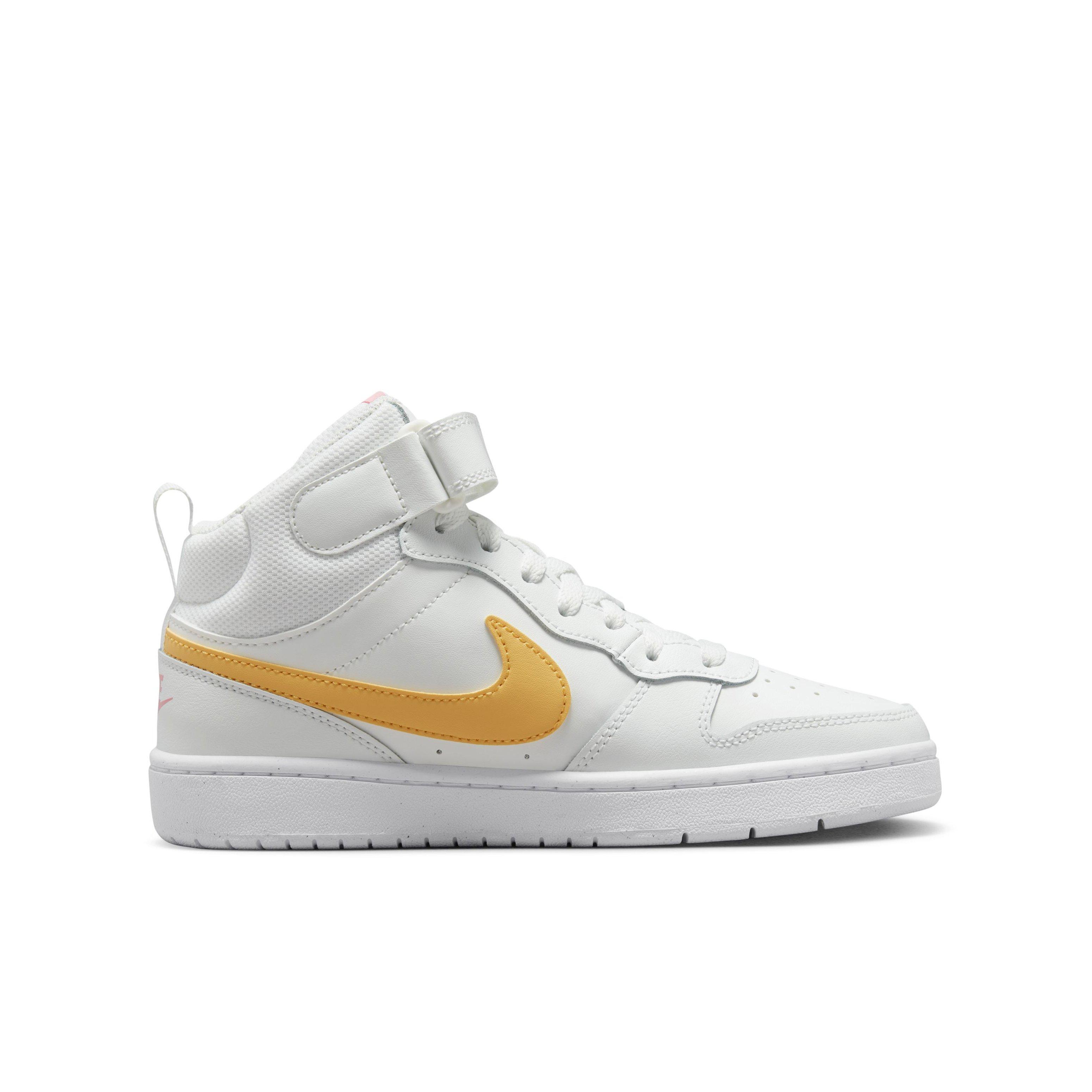 Nike court borough outlet white gold